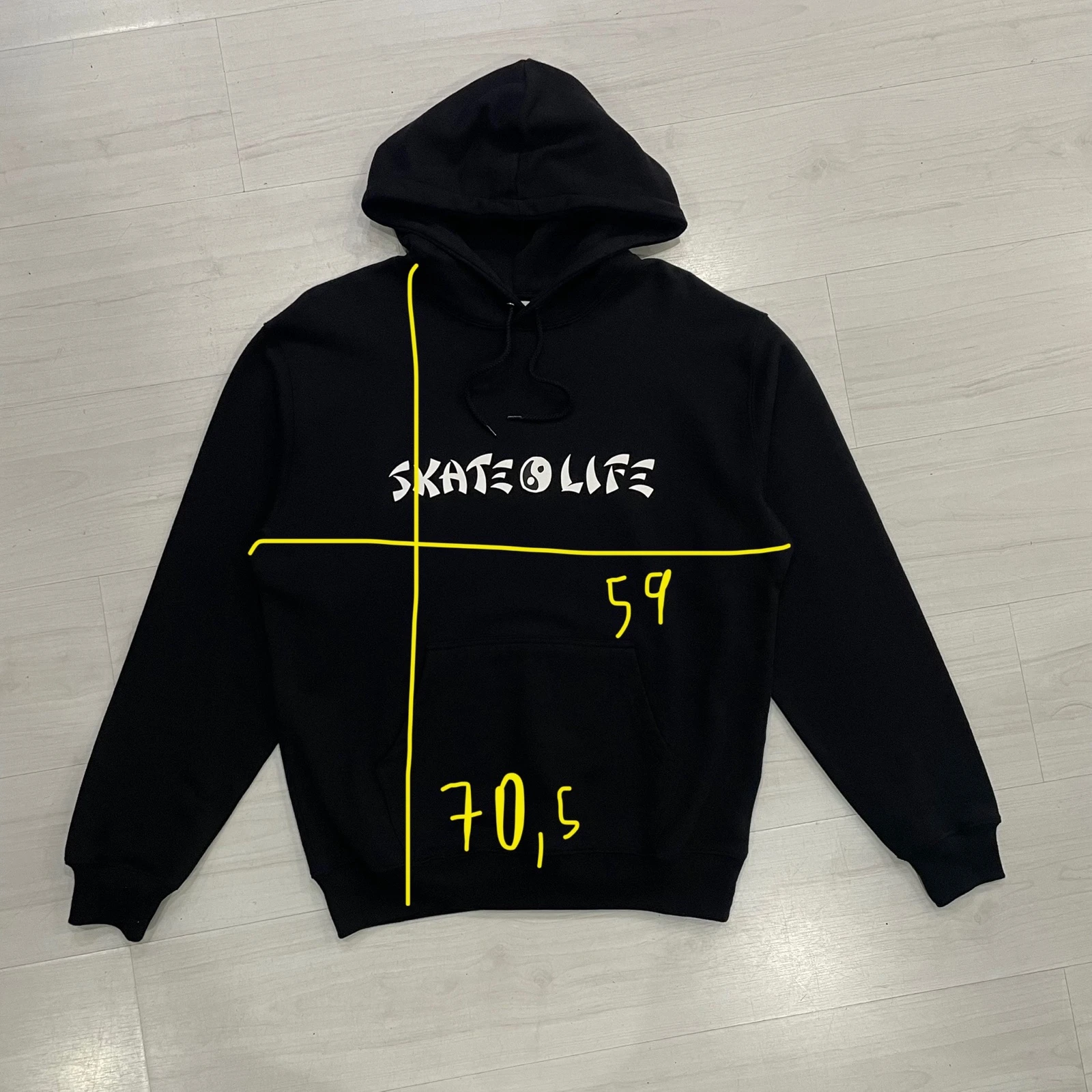 Sudadera Polar Skate Co - SkateLife Hoodie (Black) – photo 3